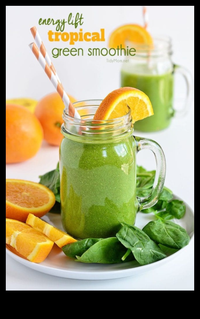 Tropical Greens, atrodoties ceļā: pārnēsājami zaļie smūtiji rosīgam dzīvesveidam