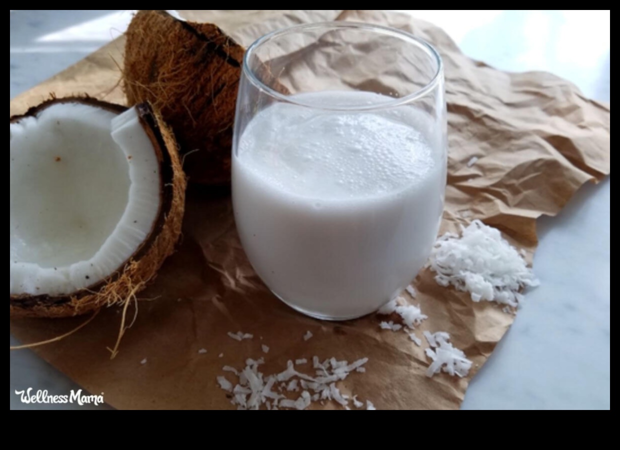 DIY Nut Milk Bliss: unikālu kokosriekstu piena maisījumu izveide mājās