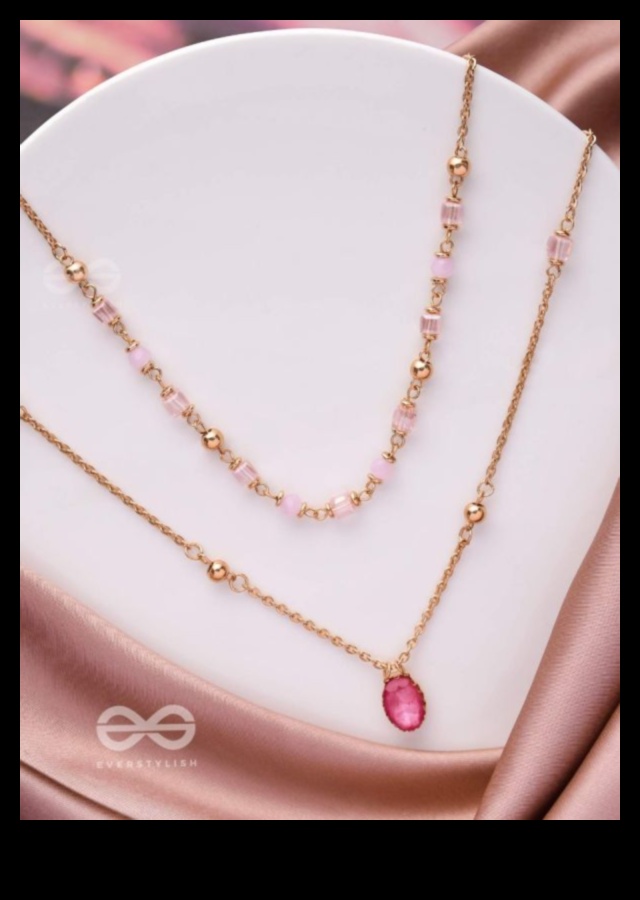 Kristālu kaskāde: pārklājiet savu kaklu kristālu kaskādē