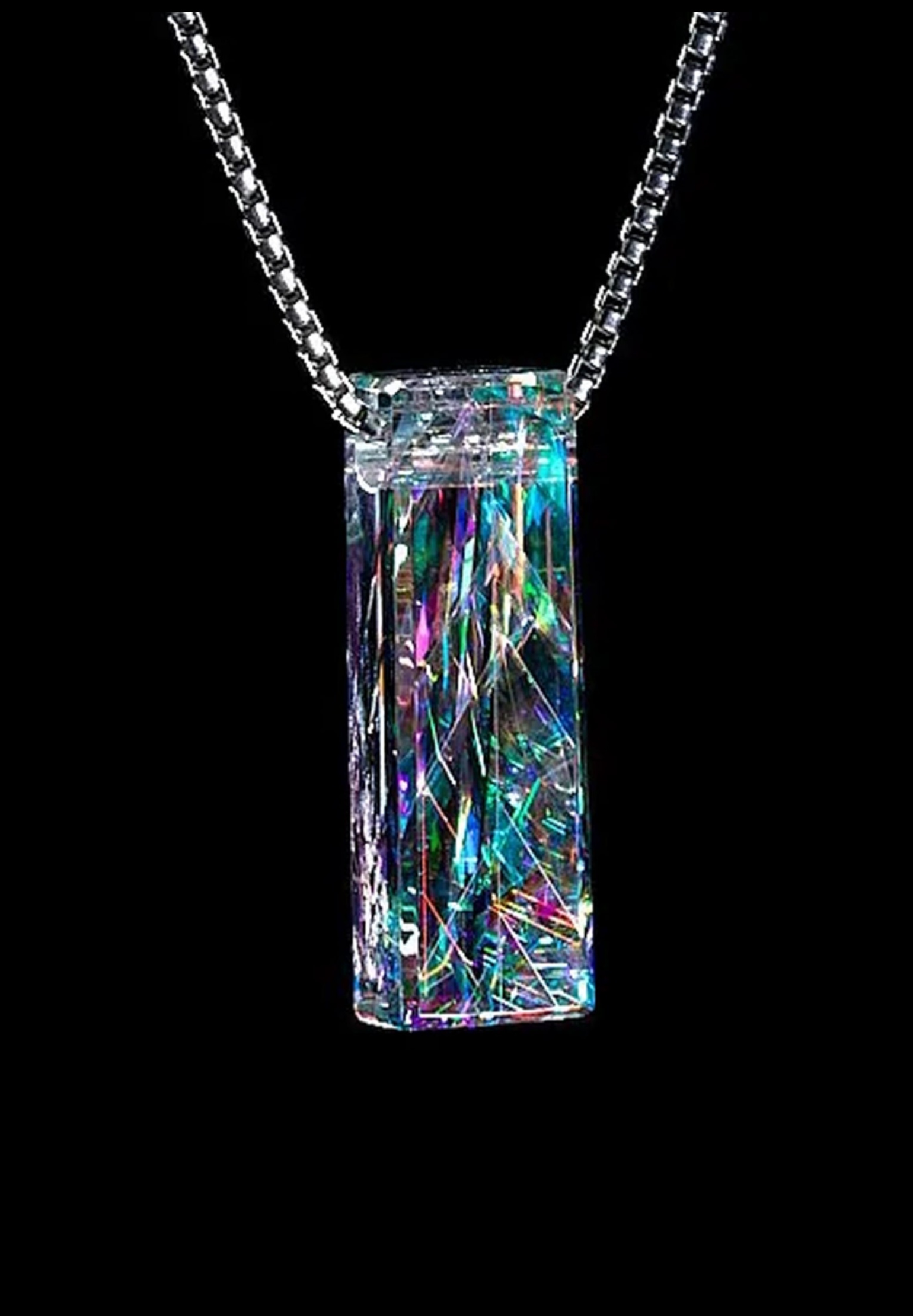 Kristālu kaskāde: pārklājiet savu kaklu kristālu kaskādē