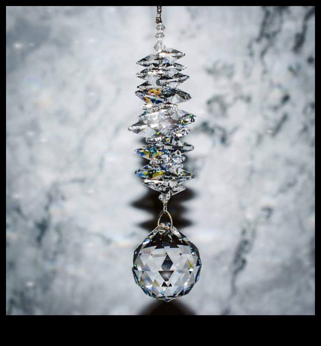 Kristālu kaskāde: pārklājiet savu kaklu kristālu kaskādē