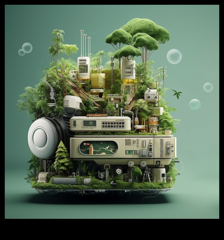 Zaļās perspektīvas izstrāde: māksla, izmantojot dažādus vides tehnoloģiju objektīvus