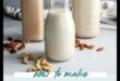 DIY Nut Milk Bliss: unikālu kokosriekstu piena maisījumu izveide mājās